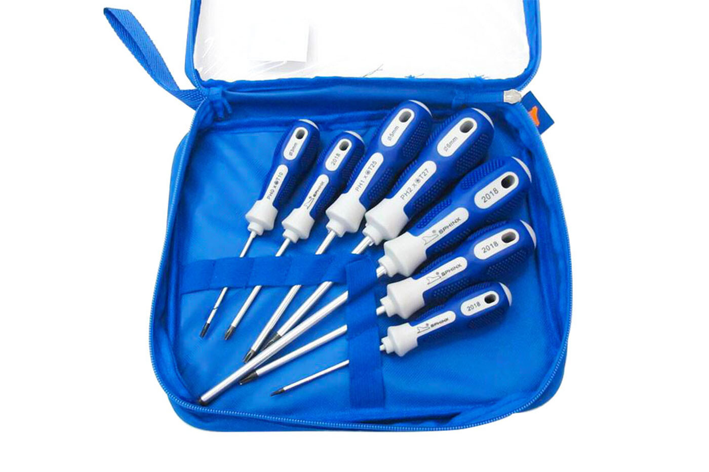 KIT SET 7 CACCIAVITI CACCIAVITE A CROCE E TAGLIO MAGNETICI MANICO ISOLATO...