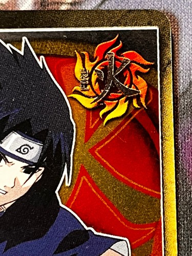Naruto CCG Sasuke Uchiha N-547 NM-MT NP (Foil/Platinum Lettering) Promo bsna - Picture 3 of 7