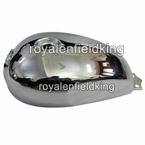 Fit For Royal Enfield Interceptor 650cc Fuel Petrol Gas Tank Chrome - Picture 6 of 8