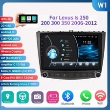 FOR LEXUS IS250 IS350 2006-2012 ANDROID 12 APPLE CARPLAY CAR STEREO RADIO GPS FM