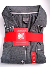 Ladies Plus 2 Piece Pajama Set Size 2X Gray New