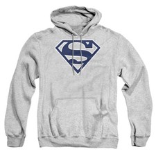 Superman "Navy  White Shield" Pullover Hoodie or Crewneck Sweatshirt