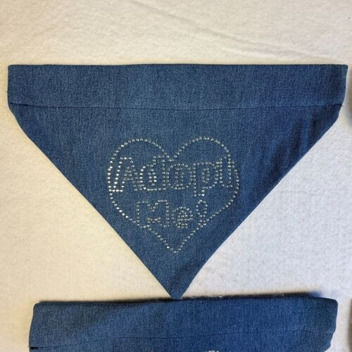 Adopt Me Lot of 6 Dog Collar Covers Bandanna Scarf No Choke Size Large Bling - Picture 2 of 13