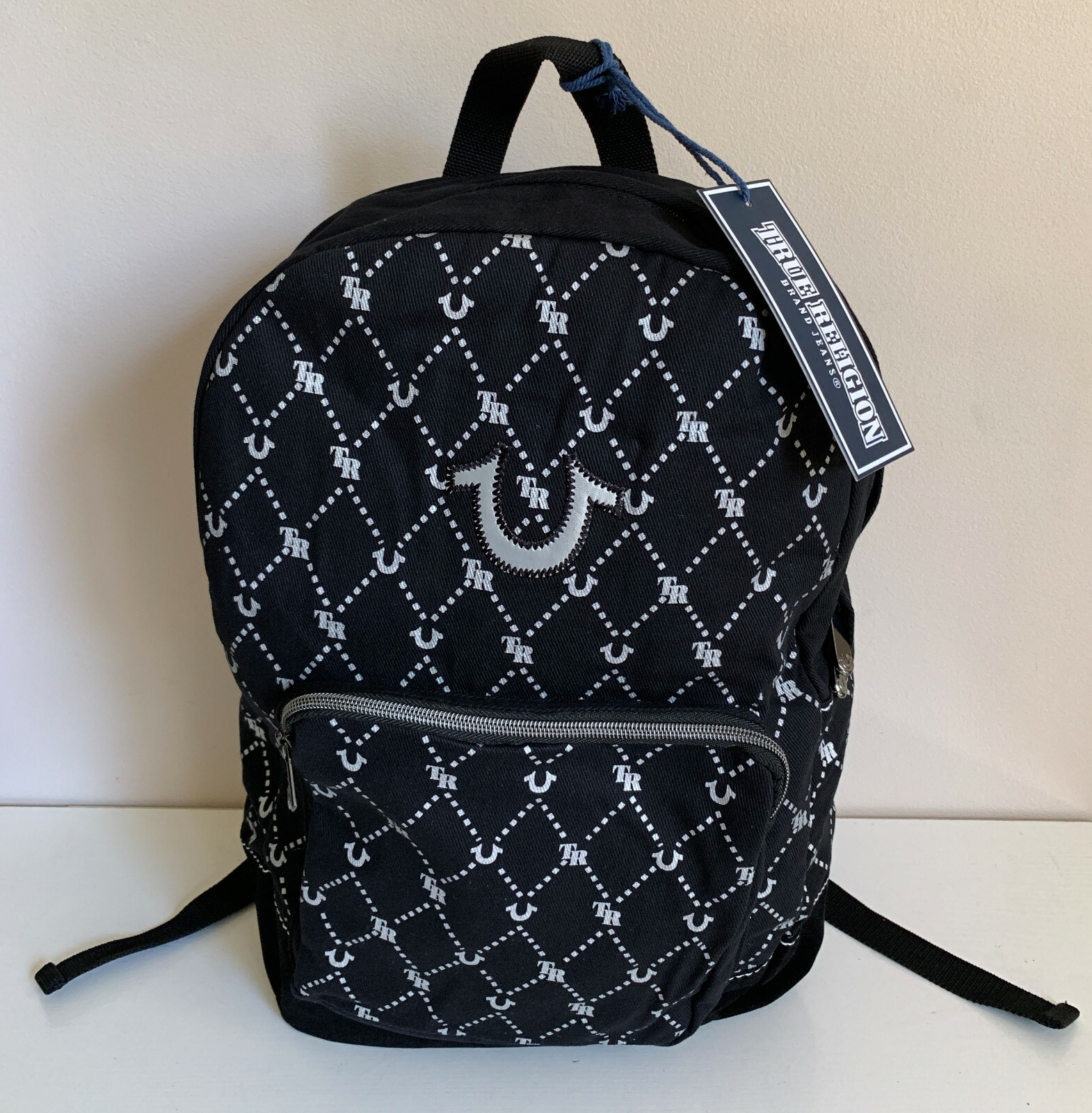 true religion monogram backpack
