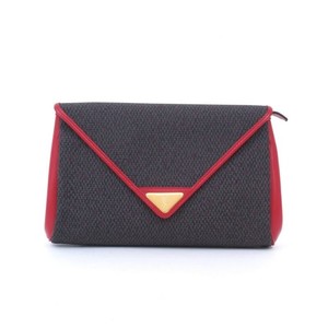 ysl triangle clutch