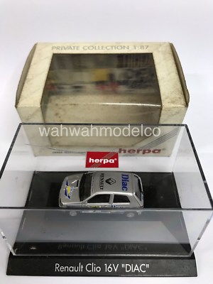 Herpa Renault Clio 16V ''DIAC'' F PC 100557 OVP neu 1:87