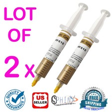 2x 30g H Perfomance Gold Syringe GPU CPU XBOX360 Heaksink Compound Thermal Paste