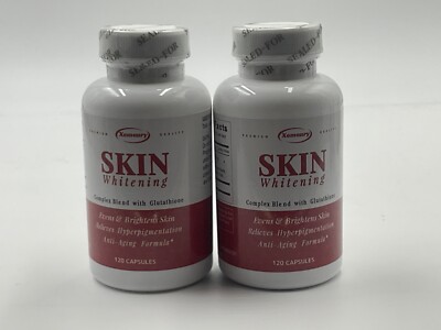 2 Pk Anti Aging Skin Glutathione 120 Caps each bottle( 240 total) Exp 11/25