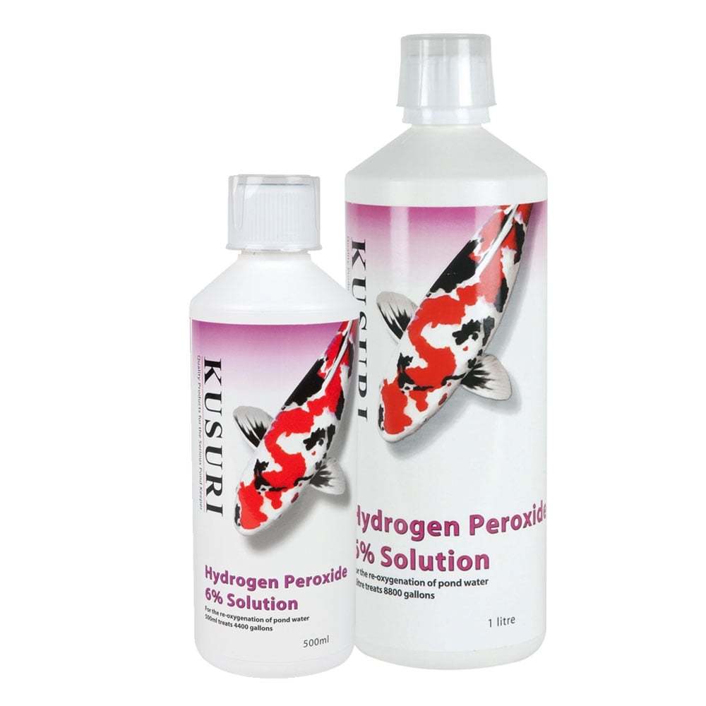 Kusuri Hydrogen Peroxide 6 Solution Koi Pond Fish Treatment eBay