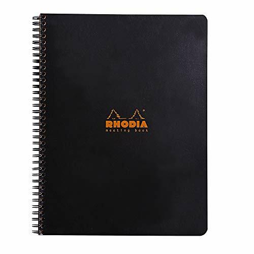 Rhodia 193409C, Quaderno classico a spirale 160 pagine, Nero, 22,5 x 29,7 (I3t)