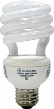 GE Lighting 25186 Energy Smart Spiral CFL 20-Watt (75-watt replacement)