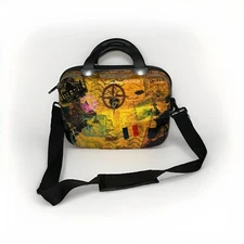 HEYS 12" Milano Around The World Make-up Hard case Carry-on Bag Luggage Purse 