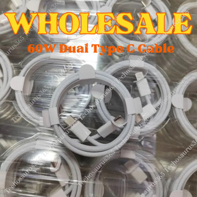 PD 60W USB C to USB-C Cable Fast Charge Cord For iPhone15/iPhone 16/Samsung Lot