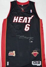 AUTO UDA LE12 LEBRON JAMES MIAMI HEAT 2012 NBA CHAMPS/FINALS MVP PATCH JERSEY