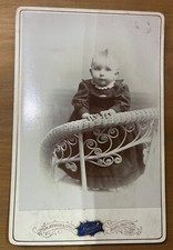Antique Cabinet Card Photo Baby