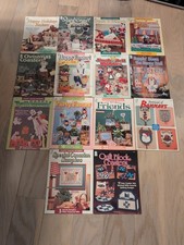 Lot 14 House Of White Birches Plastic Canvas Leaflets Christmas Easter Halloween