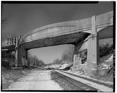 Genesee Road Bridge,Grand Trunk Western Railroad Tracks,Lapeer,Michigan,MI,15