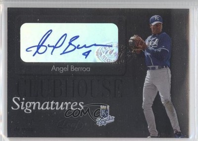 2003 Leaf Clubhouse Signatures Silver 80/100 Angel Berroa #21 Auto 0v1
