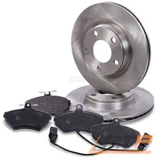 BREMSSCHEIBEN BELÜFTET Ø280 + BREMSBELÄGE VORNE FÜR AUDI A4 B5 8D B6 B7 8E 99-08