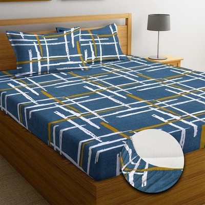 Microfiber Soft Cotton Feel All Around Elastic Fitted Bedsheet code 30