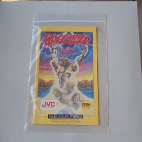 SEGA Wolfchild Original English Instruction Booklet Manual for Sega CD