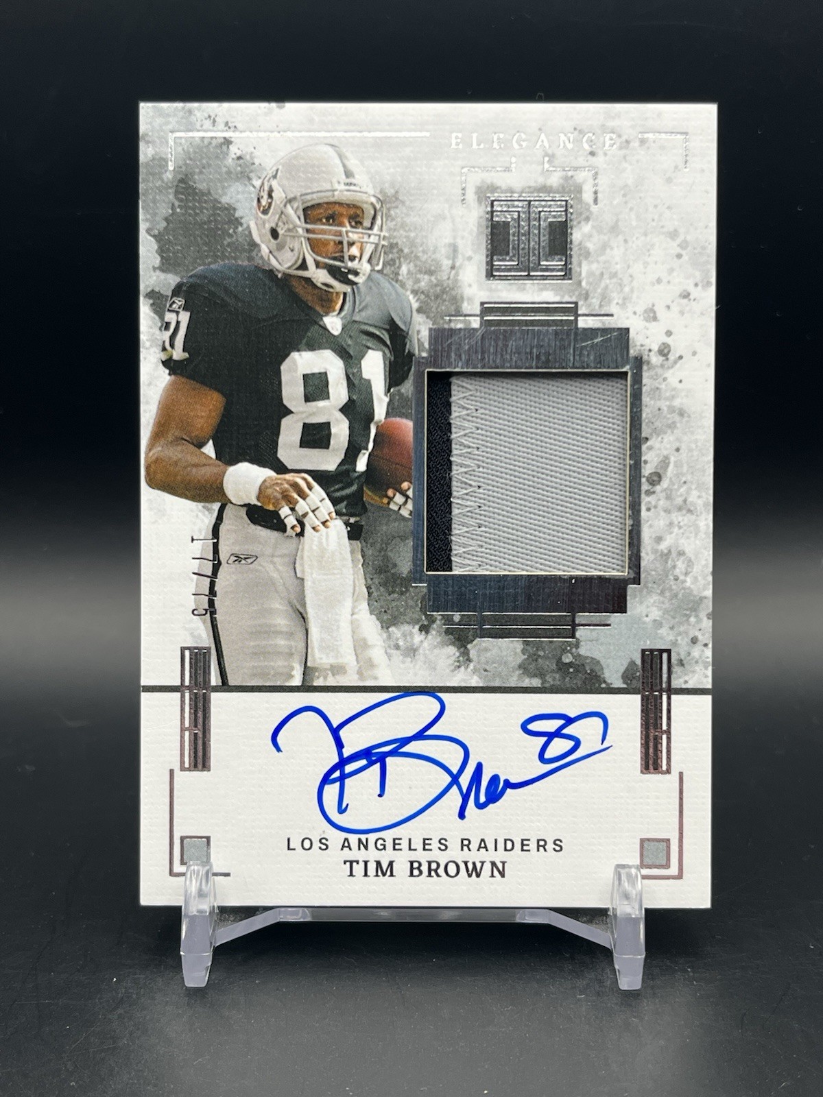 2025 Impeccable Elégance Retired Patch Autos TIM BROWN /75 #ERPA-TBN LA Raiders