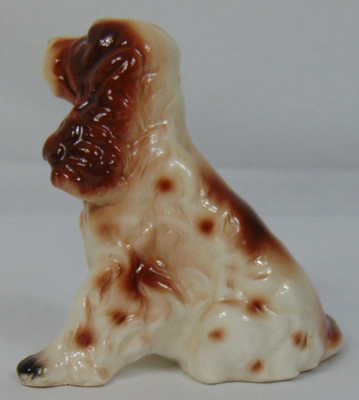 Vintage Cocker Spaniel Or  Springer Spaniel Figurine Japan 4'' Seated Sitting
