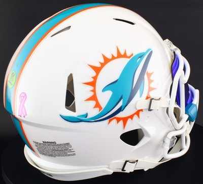 MIAMI DOLPHINS NFL Riddell Speed Full Size AUTHENTIC Football Helmet