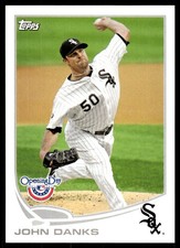 John Danks 2013 Topps Opening Day #123 White Sox MLB READ FREE SHIP AutographDen