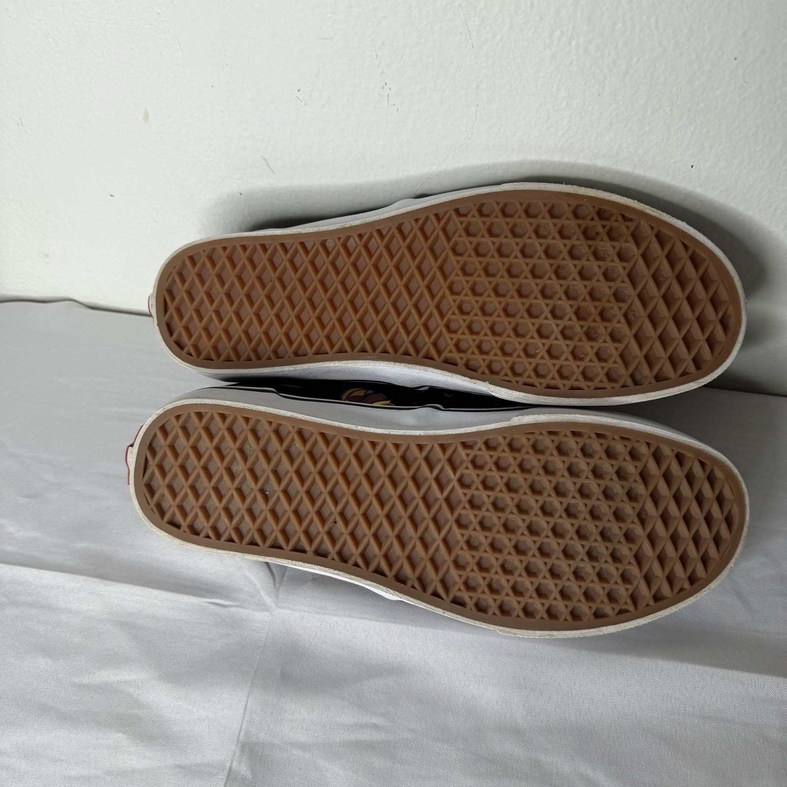 Vans Black Hamburger Hotdog Pizza Sneakers Shoes Mens 10 Low Top AOP Lace Up thumbnail 11