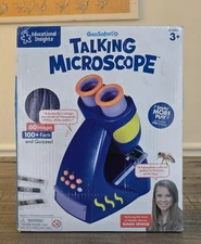 Educational Insights GeoSafari Jr. Talking Kids Microscope, Preschool STEM Toy