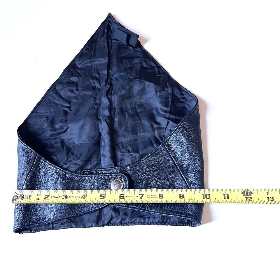 Harley-Davidson Motociclista Cuello Polaina Bandana Bufanda Cuero Hombres Águila Motocicleta Foto 3 de 4