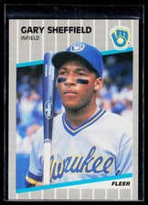 1989 Fleer #196 Gary Sheffield
