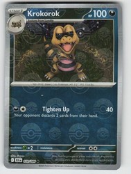 Krokorok (Poke Ball Pattern) 058/086 Black Bolt