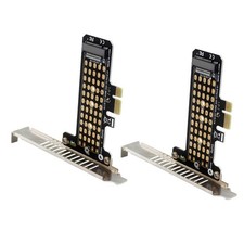 2X PH41-X1 M.2 NVME SSD to PCIeX1 Adapter Expansion Card X1 X4 X8 X16 Card Slot