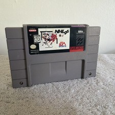 EA Sports NHL 96 (Super Nintendo SNES) Tested Pins Cleaned SAVES Ships Fast