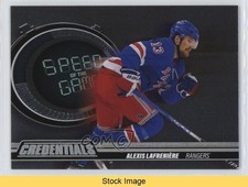 2023 Upper Deck Credentials Speed of the Game Stars Alexis Lafreniere READ 1q0n