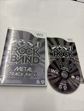 Rock Band: Metal Track Pack (Nintendo Wii, 2009) Complete w/ Manual - Tested