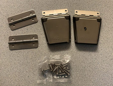 Cooler Stainless Steel Hinge  Latch Set Ice Chest Hinges Latch Post and Screws
