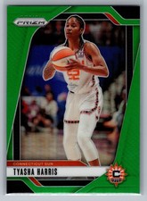 Tyasha Harris 2024 Panini Prizm WNBA #102 Green Prizms Connecticut Sun