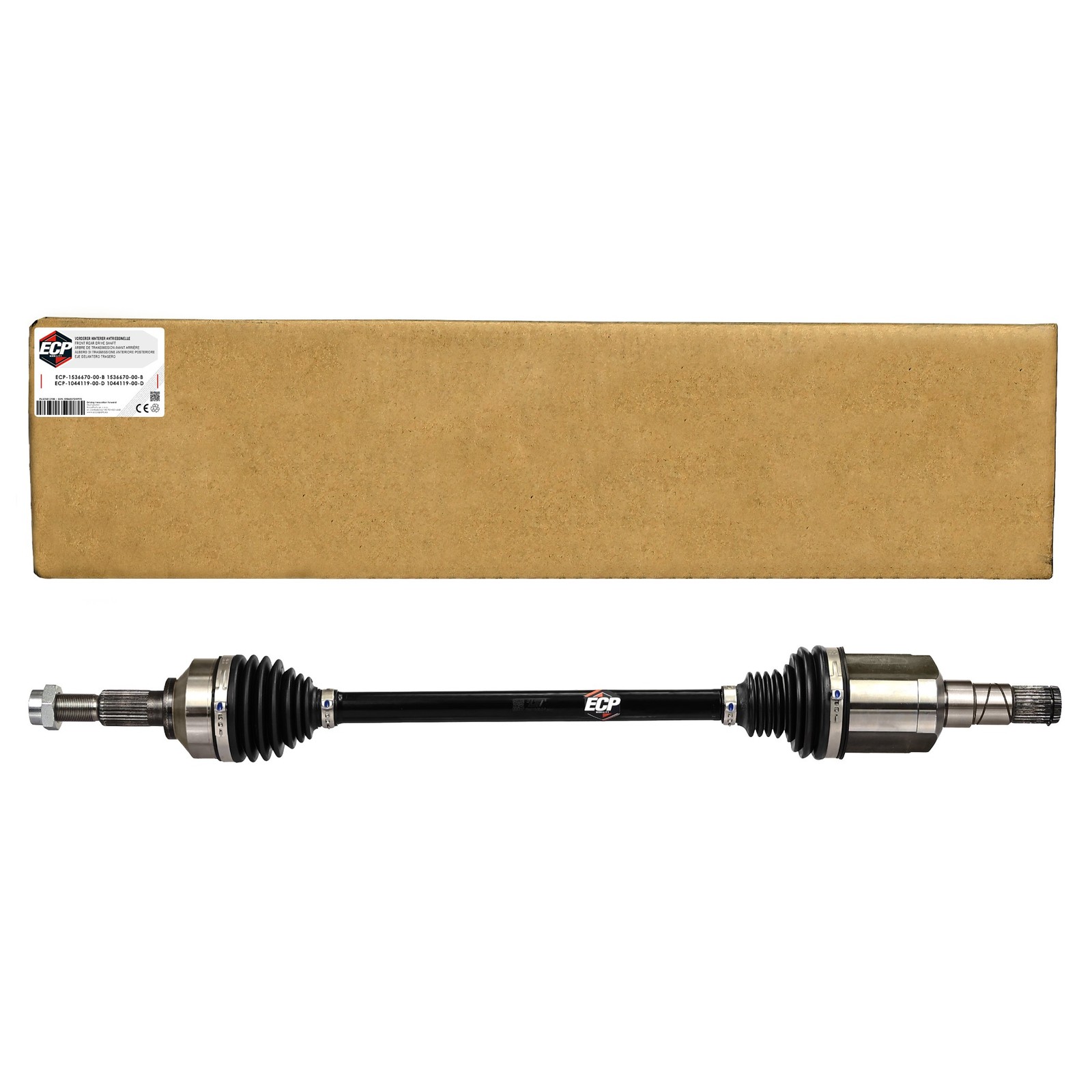 Arbre de transmission Tesla Model 3 AWD 1536670-00-B avant et arrière en acier forgé