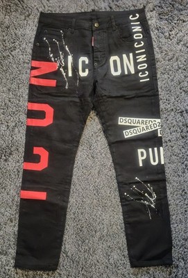 Original Dsquared2 Jeans New Rider Jean Long Crotch   Neu mit Etikett Gr. L34