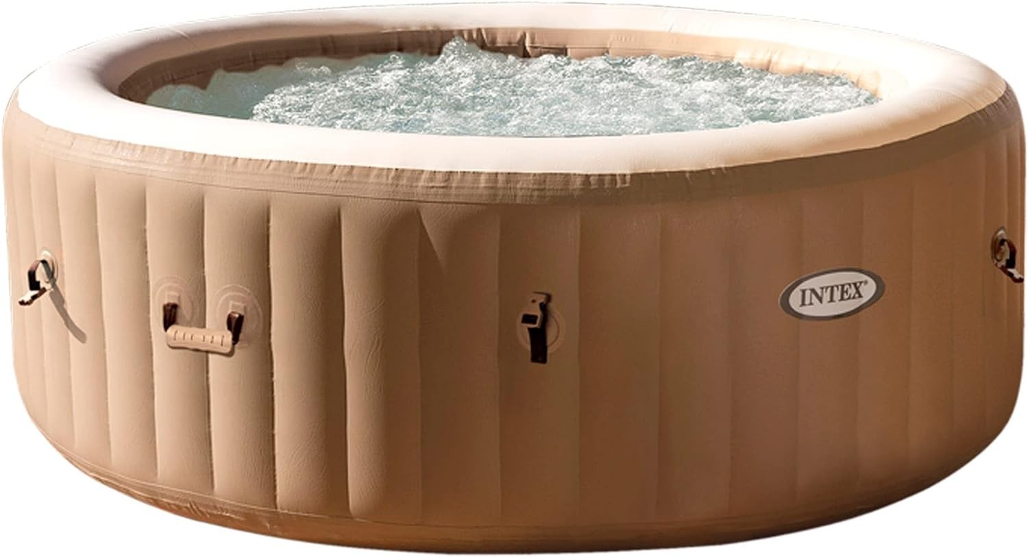 Intex Beige 28426 Whirlpool Pure Spa Bubble Massage 196X71 Cm Aufblasbar 4 Personen - Image 4