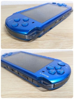 SONY PSP-3000 Vibrant Blue Console Boxed 4GB Memory Stick AC