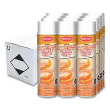 Sprayway SW985 19 oz Aerosol Spray Multipurpose Cleaner - Orange Scent 12/CT New