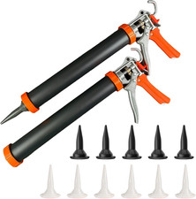 Sausage Caulking Gun,20 Oz Sausage Foil Pack/10 Oz Cartridge Adhesive Dual-Purpo