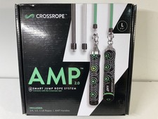 NEW Crossrope Smart Weighted Jump/ Cardio Rope System L- 9Ft. W/ Amp Handles
