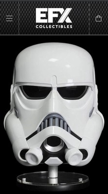 EFX Collectibles Stormtrooper Concept Art Helmet Pristine Edition - New