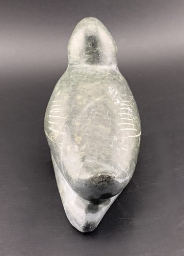 Vintage Inuit Stone Carved Bird Soapstone Bird Signed - Picture 3 of 7