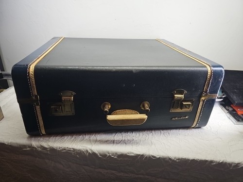 Rare White Star vintage suitcase Mechanism Inside 1950s Good Condition